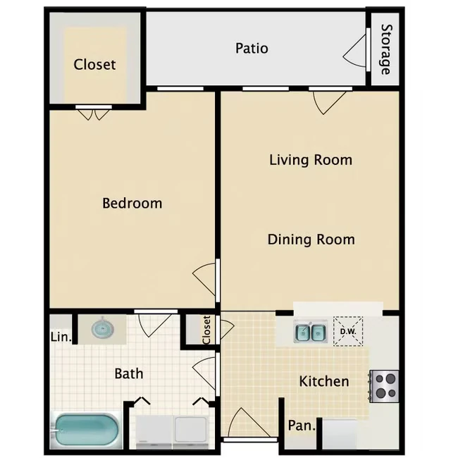 A1- Richmond 415 floor plan